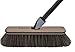 Superio Horsehair Broom Natural Bristles with Metal Handle, Durable Beech Wood Brush Head Genuine Horse Hair Bristles, Swiss Made Broom - Parquet, Solid Hardwood Floor, Tile Surfaces, Anti-Scratch