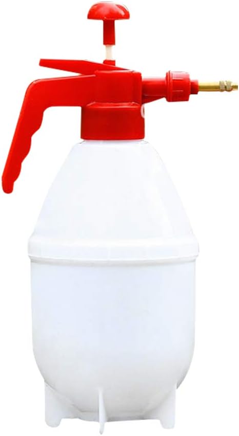 Ehpow Pump Spray Bottle Pressure Sprayer 0.8L 1.5L (0.8L, Red)