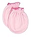 Liwely 12 Pairs Unisex-Baby No Scratch Mittens, 100% Cotton, Solid Color