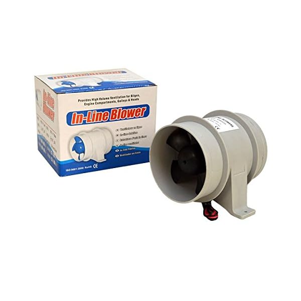 In-Line-Blower-Boat-Bilge-SY01211-12V-4-Inch-Grey-Plastic In-Line-Blower-Boat-Bilge-SY01211-12V-4-Inch-Grey-Plastic