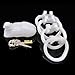 My secret life Resin Briefs White 4 Ring Male Device Belt Cage Underwear Chastit y Clothing Short