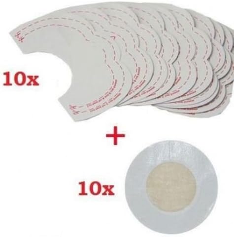 ValuePound MUCHO 20Pcs Instant Bare Lift Breast Lifts Invisible Bra Tape Boob Shape Nipple Cover (20Pcs (10 Round + 10 Bare Lifts))