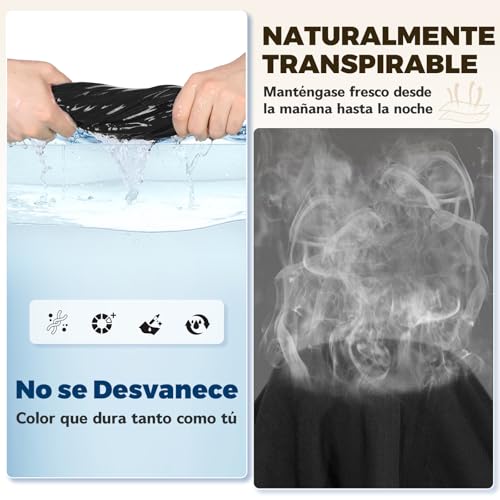 IGOLUMON Trusas para Hombre 7 Piezas Briefs Hombre Transpirable Bambú Rayón Ropa Interior Hombre Tagless Elástica con Pouch