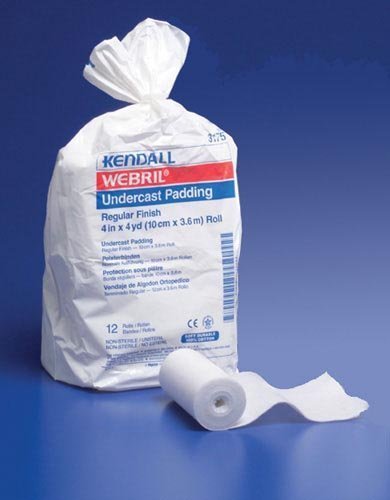 Webril 100% Cotton Undercast Padding 3 x 4 Yards Bg/12 by Covidien (n)
