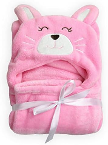 FeelMeStyle Baby Hooded Bath Towels Animal Bathrobe Fleece Towel Blanket ¡­