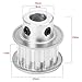 uxcell Aluminum 12 Teeth 8mm Bore 5.08mm Timing Belt Pulley for 10mm Belt
