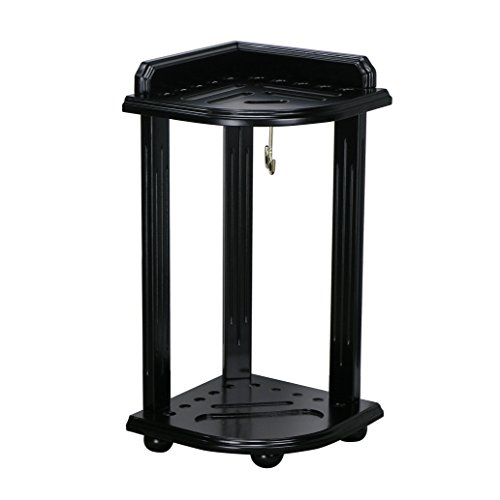 Fairview Game Rooms Corner-Style Pool Cue and Ball Stand