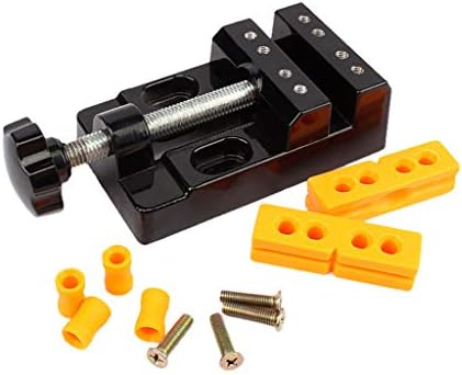 Mini Flat Clamp Table Jaw Bench Clamp DIY Sculpture Craft Carving Tool Drill Press Vice Opening Parallel Table Vise (Normal)