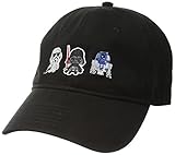 Star Wars Women's Darth Vader Storm Trooper R2-D2 Baseball Cap, Black, One Size