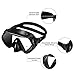 Mpow Snorkel Mask, Scuba Diving Mask for Snorkeling Diving Swimming, Easy Breath Scuba Snorkeling Gear with Silicon Mouth Piece and Easy Adjustable Strap