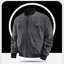 Jackets for Men Trendy Full-Zip Multiple Pockets