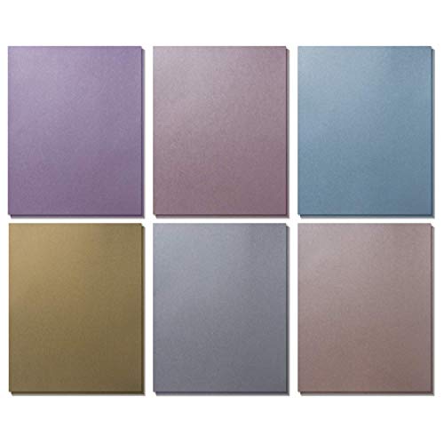 image for Bargain Paradise Shimmer Paper - 120 Metallic Shimmer Paper in 6 Color