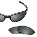 Revant Polarized Replacement Lenses for Oakley Half Jacket 2.0Black Chrome MirrorShield