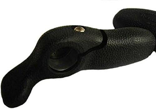 New One Pair Cycling Bicycle Bike Mountain Handlebar Bar End Grips Black New