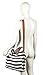 Classic Striped Black and White Cotton Diaper Bag including Changing Pad by Wasserstein