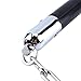 Nunchaku, Rubber Safety Nunchucks Training Martial Arts with Steel Swivel Chain, Black
