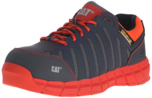 Caterpillar Men's Chromatic Comp Toe Work Athletic Oxford, Medium Charcoal, 9.5 W US