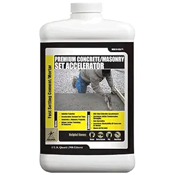 Akona Concrete/Masonry Set Accelerator (Quart, 1) - Concrete Curing Additive
