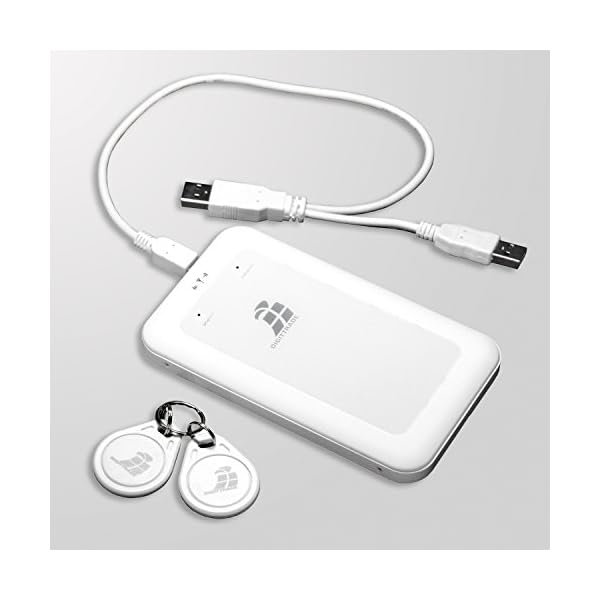 Digittrade RS64 640 GB RFID Security externe Festplatte weiss (6,4 cm (2,5 Zoll), 5400rpm, 8MB Cache, USB 2.0) mit… – Bild 3