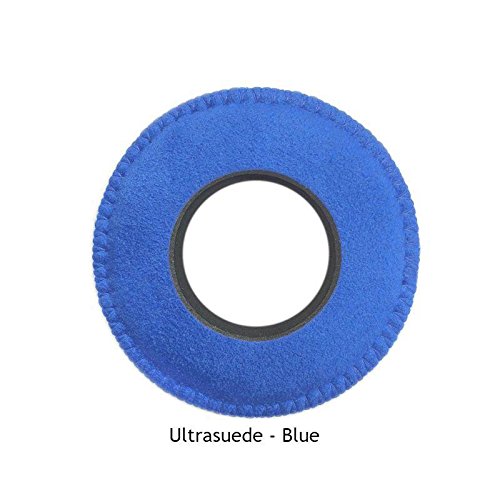 Extra Large Round Blue Ultasuede Eye Cushion For Sony F3, Sony HD (large padded eyecup)