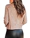 Mafulus Women Autumn Lightweight Jackets Faux Suede Zipper Solid Coat Tops Outwear