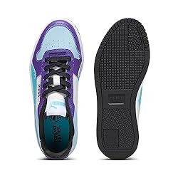 PUMA Carina Street Sneaker, Silver Sky-Team Aqua
