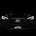 JetStyle Infiniti Q50 LED Emblem, Black Edition, Front Car Grill Badge, Auto Illuminated Logo, Glowing, Lights DRL Daytime Running Lights White - Drive Brighter …