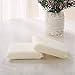 Deconovo Natural Loofah Exfoliating Bath Sponge Durable Body Wash Exfoliation Deep Cleansing Shower Scrubber for Men and Women, White, 2 Pcs
