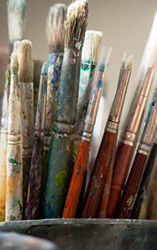 Notebook: Brushes Paint Artist Painting Painter Color Art Brush 5