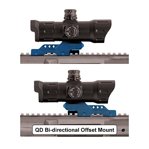 UTG 6" ITA Red/Green CQB T-dot Sight with Offset QD Mount - Image 7