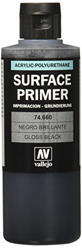Vallejo Gloss Black Primer 200ml Paint