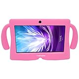Transwon 7 Inch Cute Kids Case for Chromo Inc 7 Inch Tablet, Chromo Inc CI2542 7-Inch, Alldaymall A88X, NPOLE 7 Inch Tablet, Dragon Touch Y88X Plus 7, NeuTab N7 Pro, Autobeyond 7inch, Vuru A33 - Pink