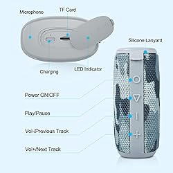 Hadisala Portable Bluetooth Waterproof Speaker