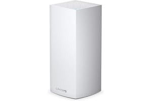 Linksys MX5300 Velop AX Whole Home WiFi 6 System: Wireless Router and Extender, Gigabit Ethernet Ports, 5.3 Gbps, 3,000 sq ft, 50 devices (1-Pack)