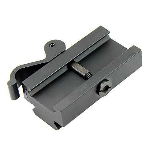 PANOVO 0.6"High 5 Slot ,Middle Riser 21mm WEAVER PICATINNY Rifle Base/Scope Mount Rail (Middle Rail, 5 Slot)