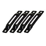 SNAPLOCS BLACK 4 PACK E-Track Single strap anchors