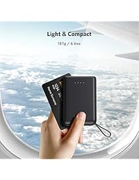 UGREEN Cargador Portátil 10000mAh, Dual Puerto USB Batería Pack Power Bank Cargador Externo Batería Compatible para iPhone XR, iPhone X, iPhone 8 7 6 Plus, Samsung Galaxy S10 S9 S8, Huawei Mate SE,Moto G6