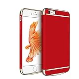 iPhone 6 / 6S Battery Case, F.Dorla Ultra thin Extended Rechargeable Protective Protable Slim Case with 2500mAh Capacity / 110% Extra Battery,Fast Chargeing Power Bank (Red)