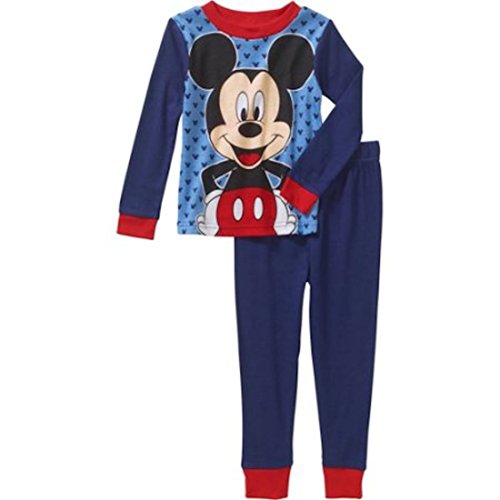 Disney Mickey Mouse Blue Pajama Sleepwear Set For Boys