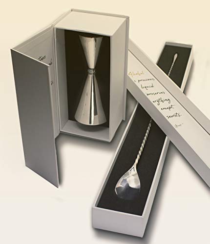 Kidia Doppel Jigger - Doppelter Cocktail-Messbecher mit 1 oz & 2 oz Füllinhalt - 304 Edelstahl mit Chromüberzug… – Bild 6