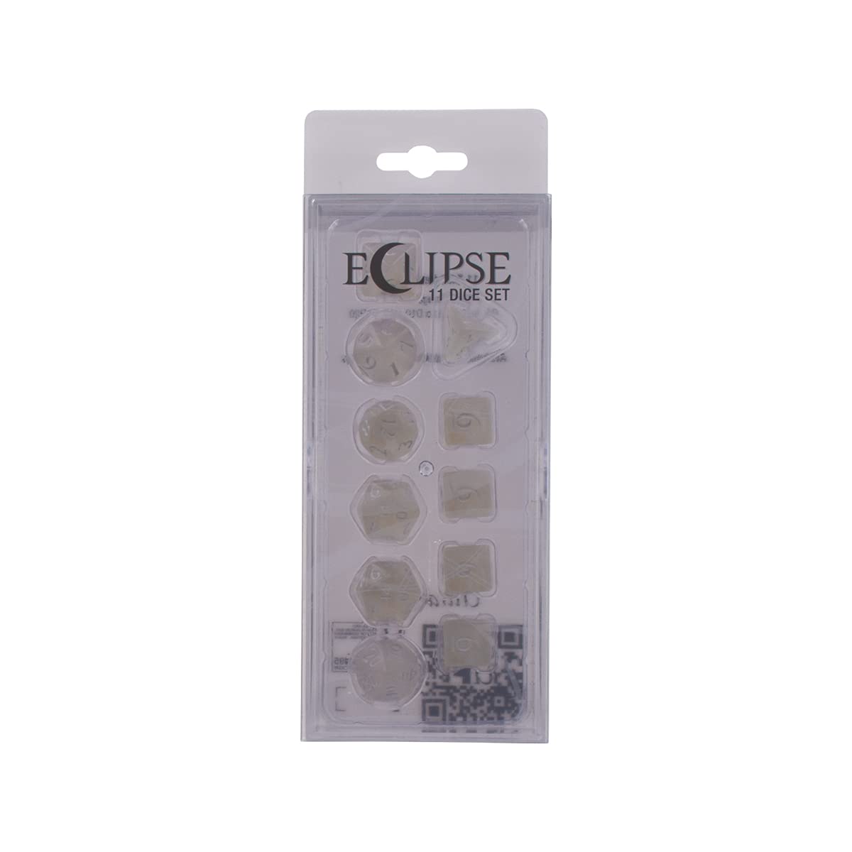 Eclipse 11 Dice Set: Arctic White