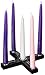 Cathedral Art (Abbey & CA Gift Joy Faith Hope Peace Wood Cross Advent Candleholder Wreath