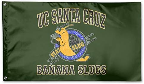 JIFLAGFOR 3x5 Foot UC San Ta Cruz Bana Na S Lugs Flag