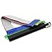 PCIE Micro pcie 1x to 16x Riser Card Adapter Extender Flex Flexible Extension Cable