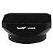 Haoge LH-M47B Metal Lens Hood Shade for Olympus M.ZUIKO Digital ED 12mm f2 Lens Replaces Olympus LH-48 Black