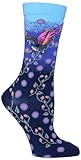 Ozone Floral Bird Socks