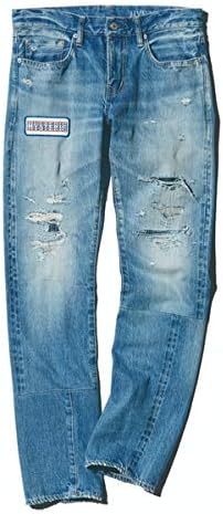 Amazon ヒステリックグラマー Hysteric Glamour ダイナミックパッチリメイクストレートデニムpt Indigo Size 32 34 32 ジーンズ 通販
