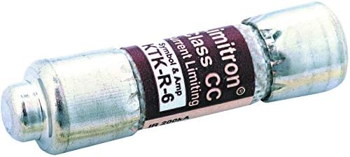 KTK-R-2 - Fuse, Industrial / Power, LIMITRON KTK-R Series, 2 A, 600 VAC, 10.3mm x 38.1mm, 13/32 x 1-1/2 (Pack of 2) (KTK-R-2)