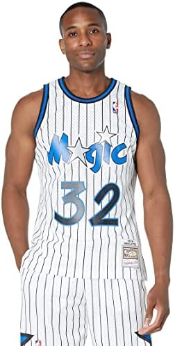 Amazon.com: Mitchell & Ness NBA Swingman Shorts Magic 93-94 White