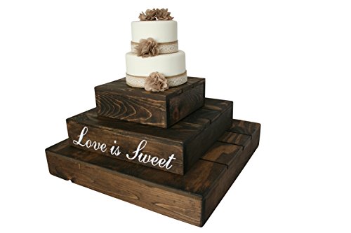 Rustic Wedding Country Barn Farmhouse Wedding Cake Cupcake Stand 3